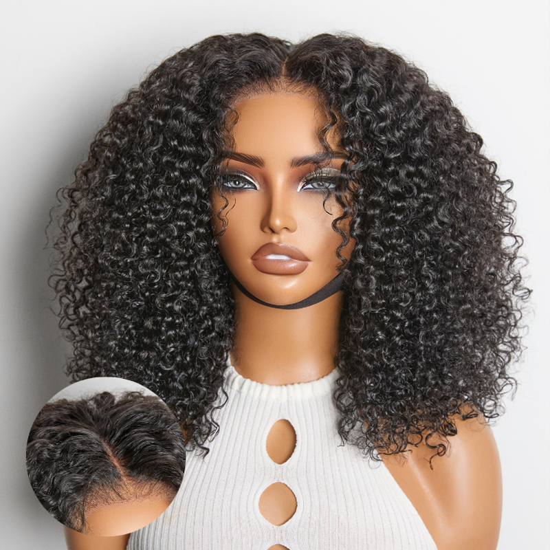 Afro Curly 5x5 Closure Wig