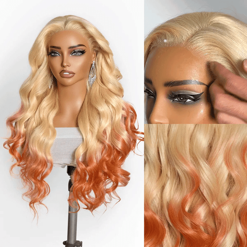 Ginger Ombre Body Wave Lace Front Wig