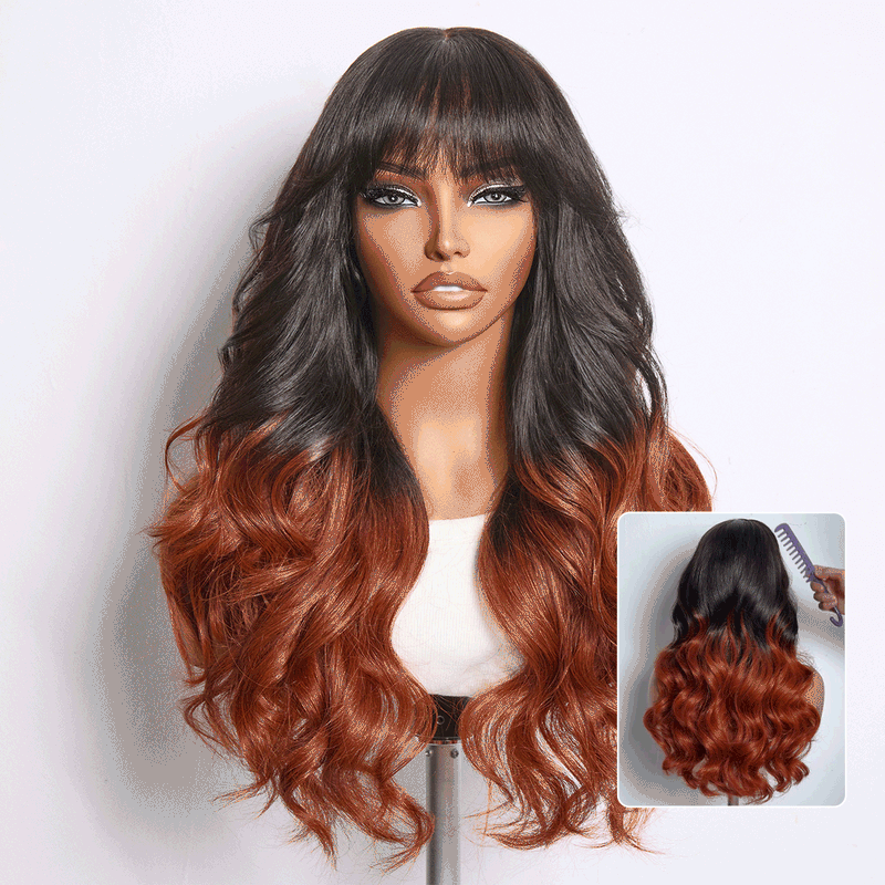 Reddish Brown Loose Wave Pre-Cut 5x5 Closure