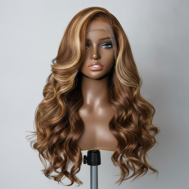 Honey Blonde Loose Wave Lace Front