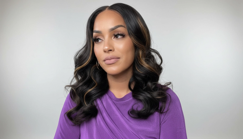 Blonde Highlight Loose Wave HD Lace Closure Wig