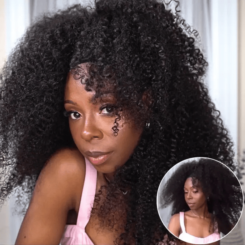 Jerry Curl Glueless Headband Wig