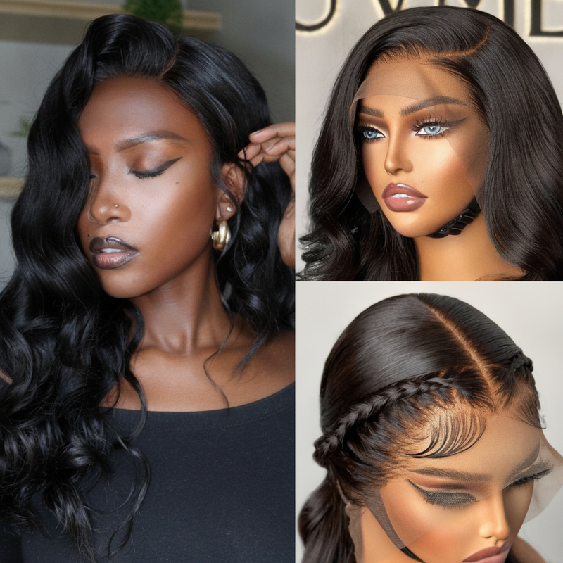 13x6 Frontal Body Wave Glueless Wig