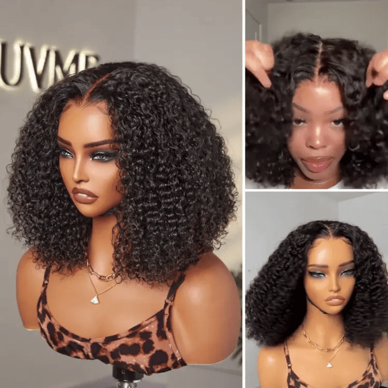 5×5 Glueless Kinky Curly HD Lace Closure