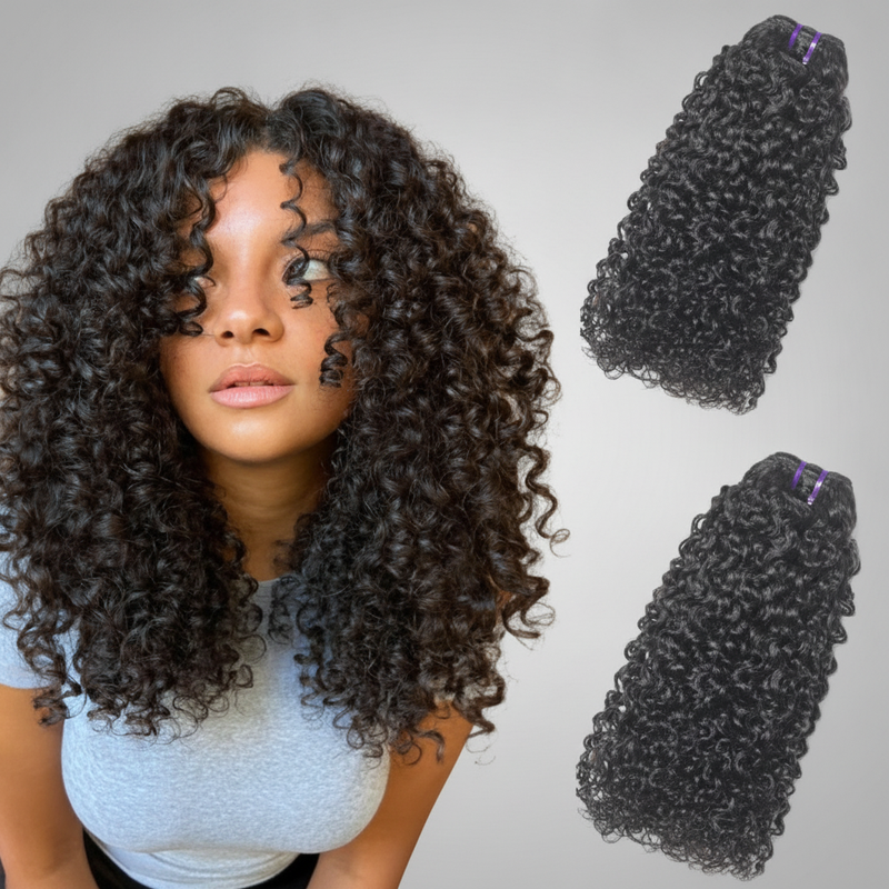 Premium Remy Kinky Curly Bundles