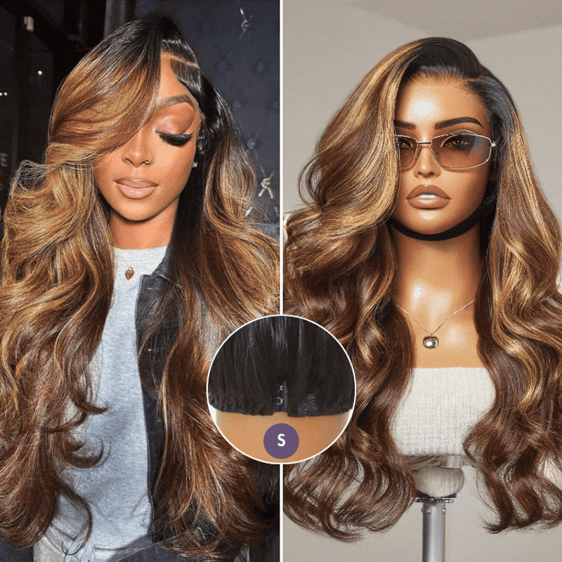 Honey Blonde Loose Body Wave HD Lace Closure Wig
