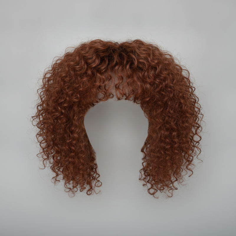 Ombre Brown Deep Wave Bob with Bangs