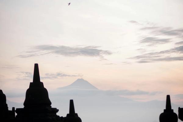 Java and Bali — Borobudur, Mount Bromo crater and Ubud rice terraces