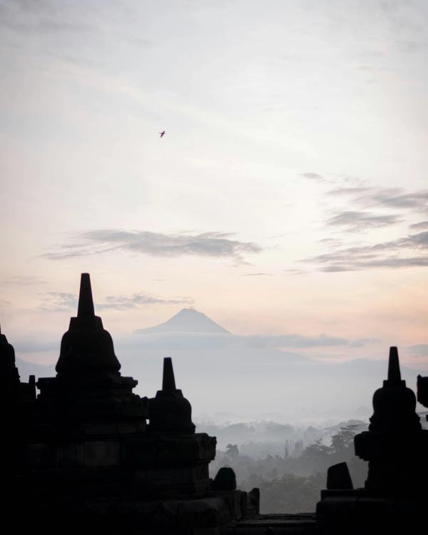 Java and Bali — Borobudur, Mount Bromo crater and Ubud rice terraces