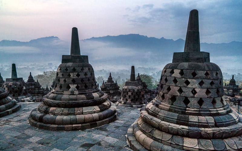 10 Days in Indonesia: Bali, Yogyakarta and Komodo — Borobudur Temple Complex 1