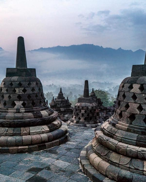 10 Days in Indonesia: Bali, Yogyakarta and Komodo — Borobudur Temple Complex 1
