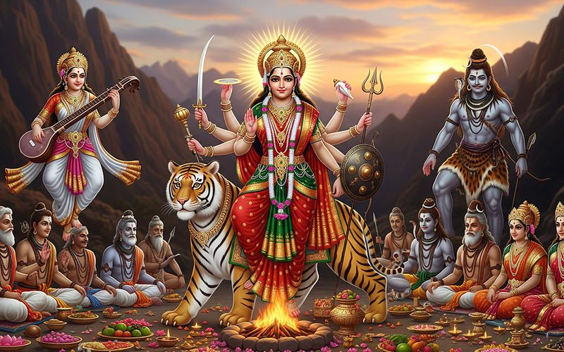 श्री दुर्गा चालीसा - हिंदी अनुवाद सहित