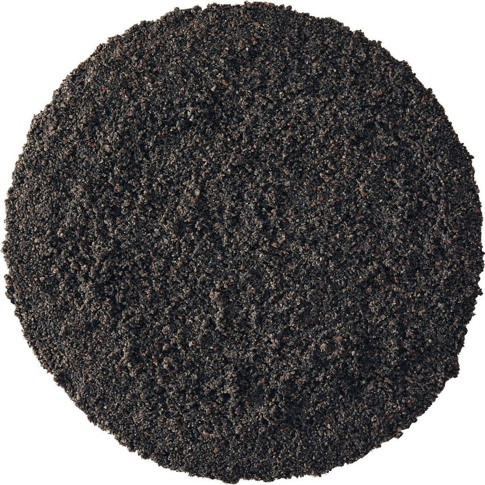 Haug med kabelsand 0–4 mm - finkornet, mørk sand