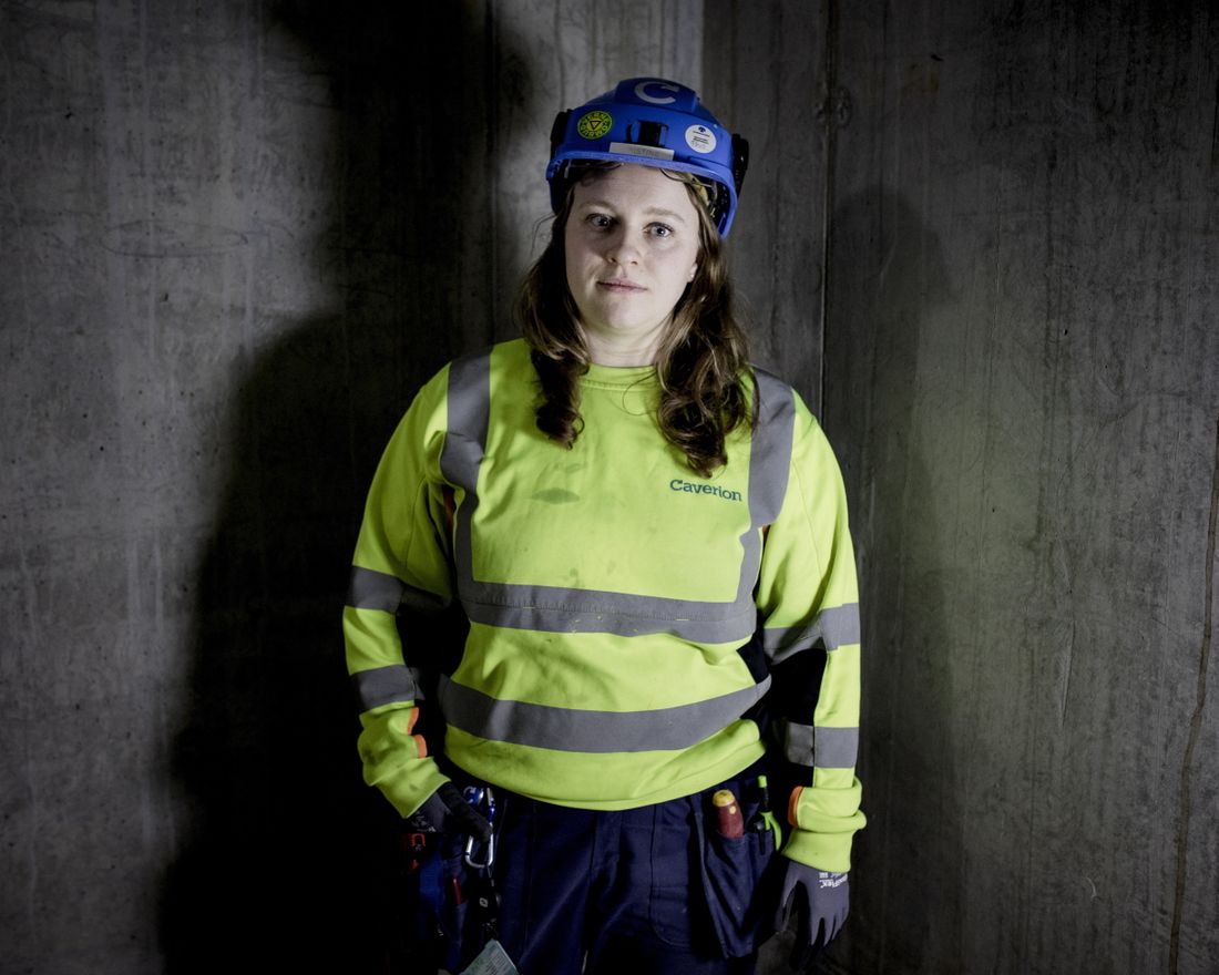 Kristine J. Wendt, kvinneleg elektrikar og verneombod i Caverion i El og It- forbundet