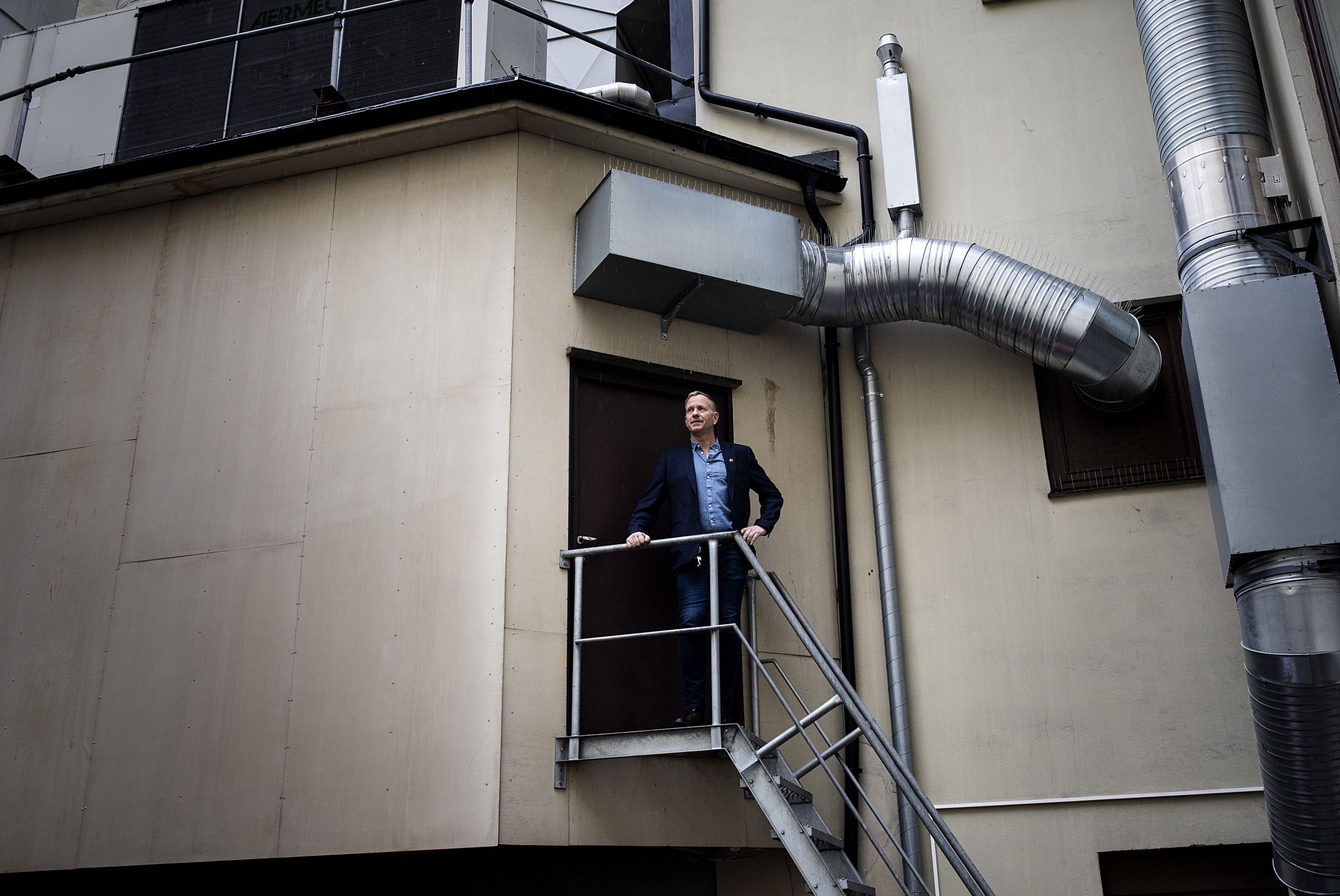 Oslo, Norge, 15.10.2019. Leder i Norsk Fengsels og Friomsorgsforbund, Asle Aase. Foto: Christopher Olssøn.