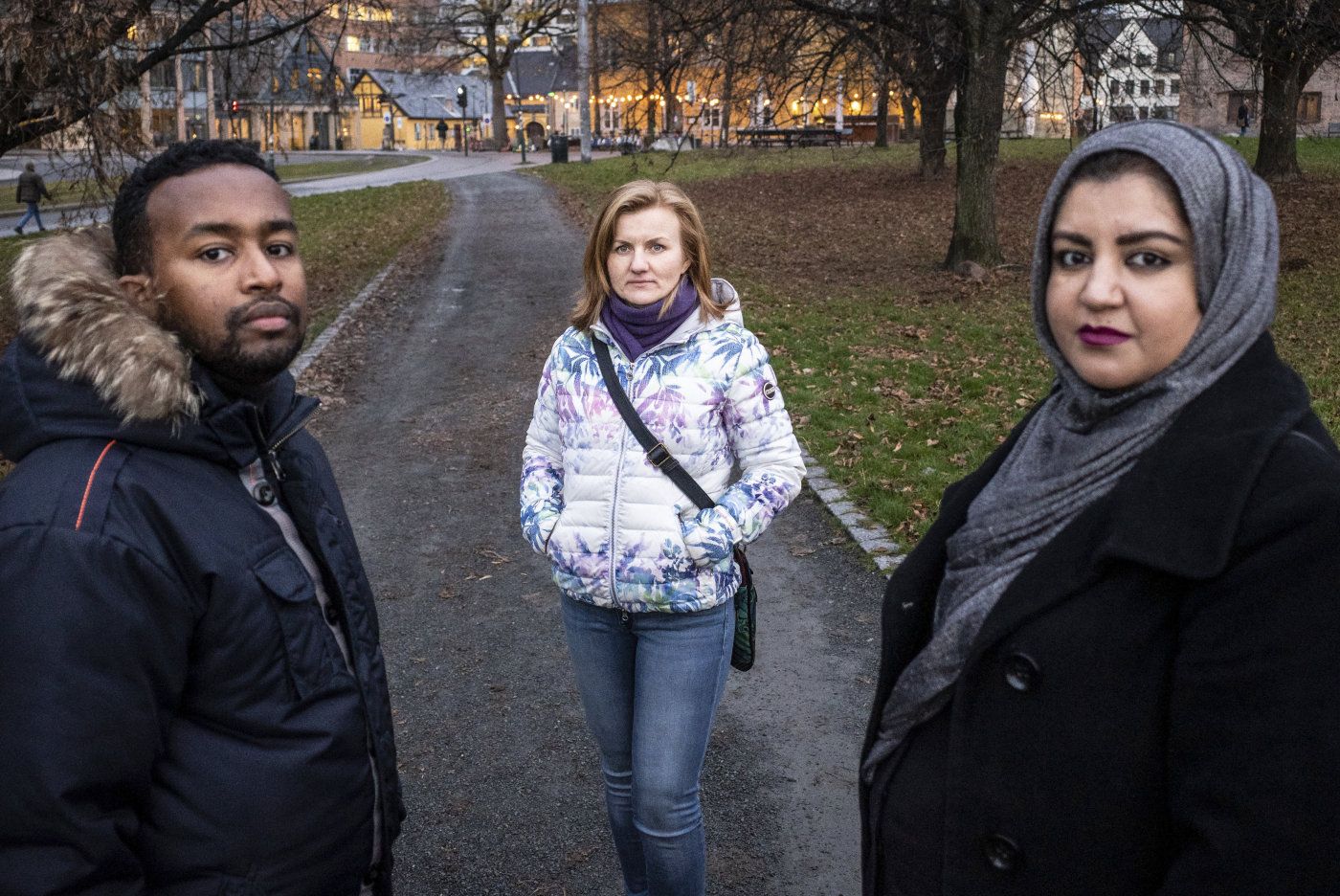 Mohammed Abdeqadir, Zoja Ghimire og Ayesha Iqbal Khan.