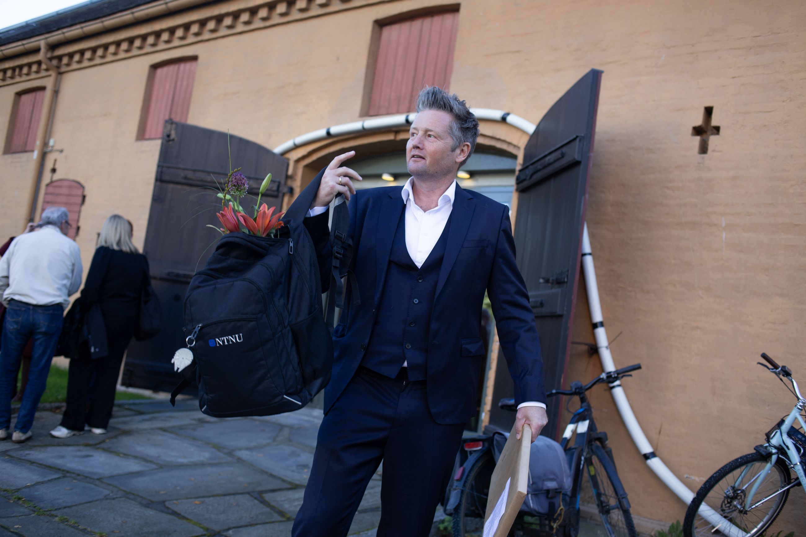 DISPUTERTE: Simon Malkenes forsvarte en doktoravhandling om ideologien bak OECD-skolen fredag.