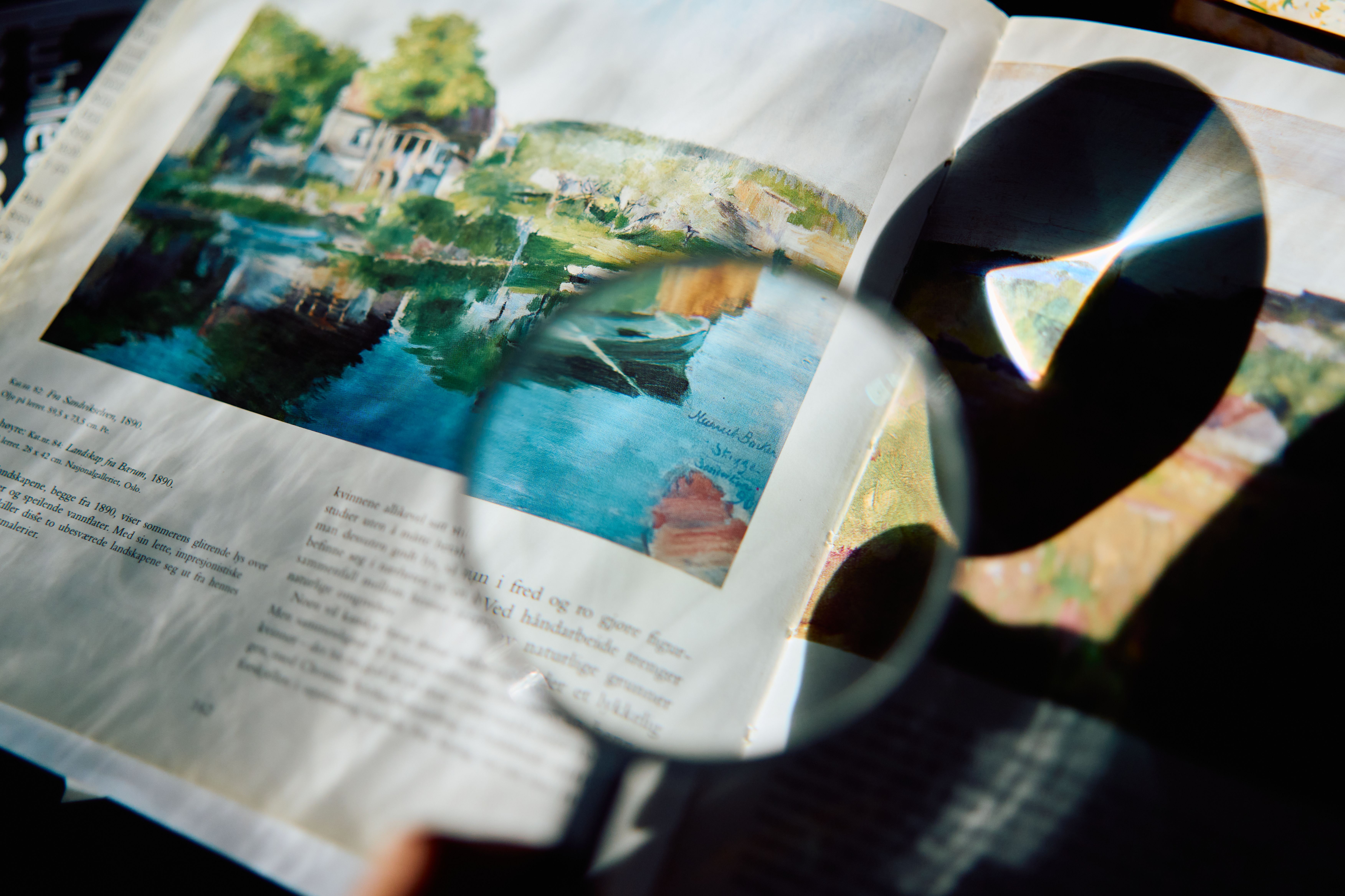 OMSTRIDT: «Fra Sandviks­elven» (1890) tilskrives Harriet Backer, men kan være malt av en annen.