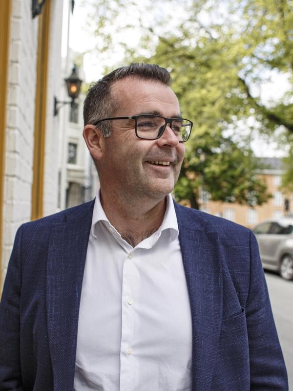 Ordførerkandidat Kent Ranum (H) er legendarisk for sin Nils Arne Eggen-parodi. Onde tunger vil ha det til at han fremdeles driver med etterlikninger.