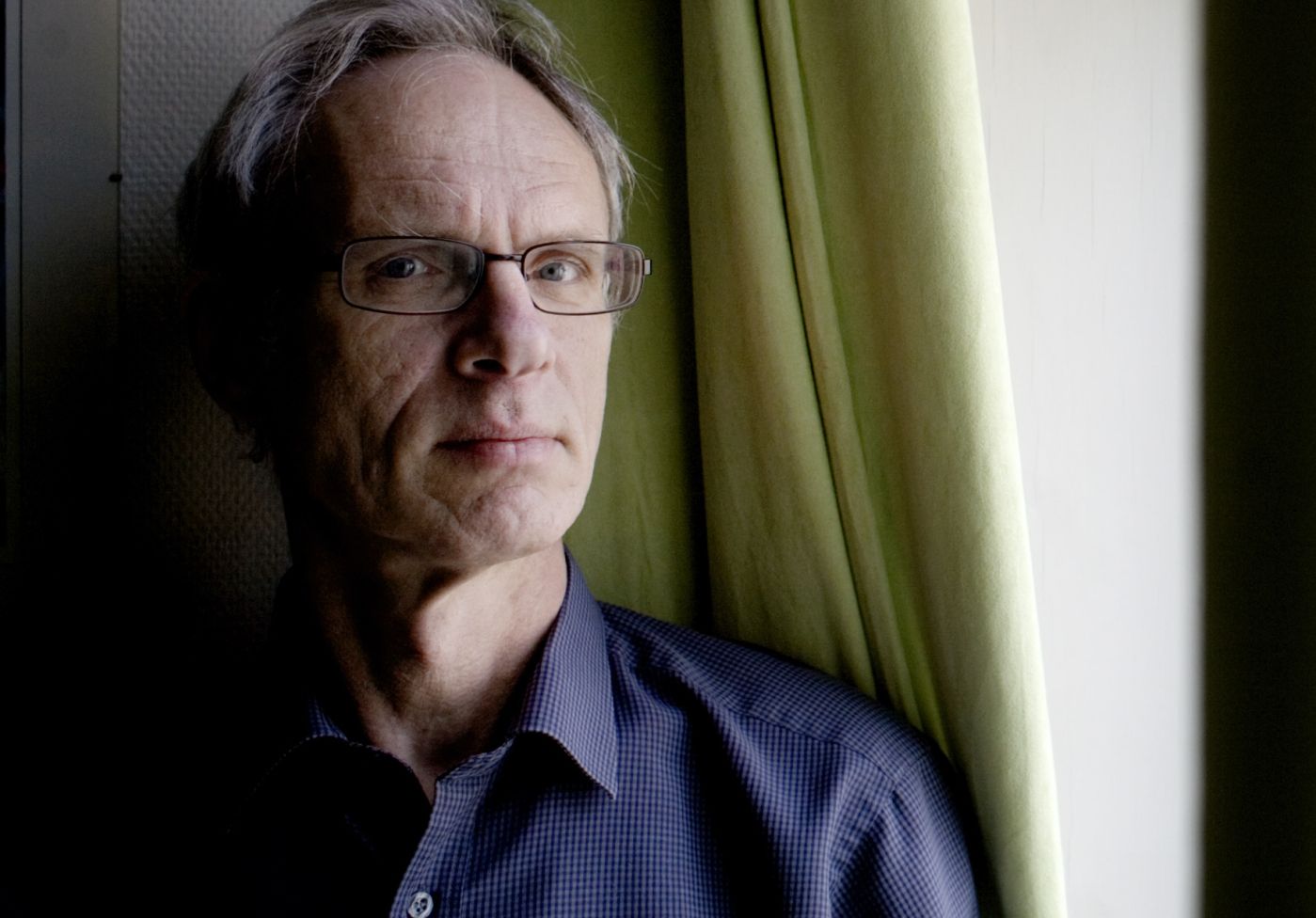 Paul Bjerke uttaler seg om omfanget av mediedekningen av 22. juli-rettssaken. 14. april. Foto: Adrian Øhrn Johansen