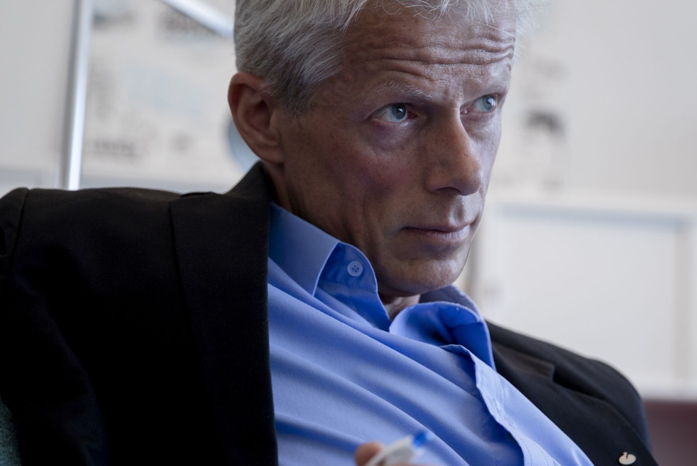 Skattedirektør Hans Christian Holte, i Skattedirektoratet på Helsfyr. 
  
 Foto: Tom Henning Bratlie