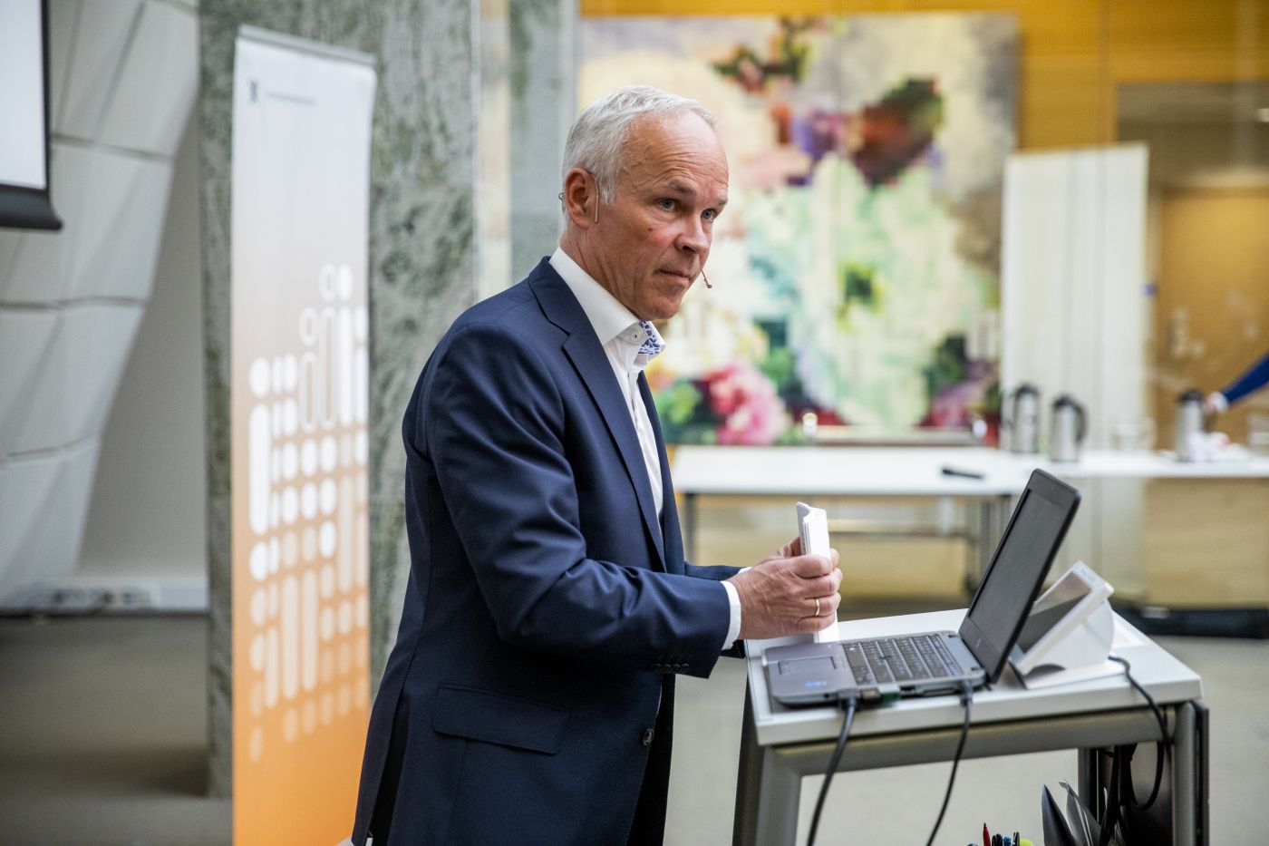 Kunnskaps- og integreringsminister Jan Tore Sanner legger fram forslag om regulering av private barnehager. 
  
 Foto: Tom Henning Bratlie