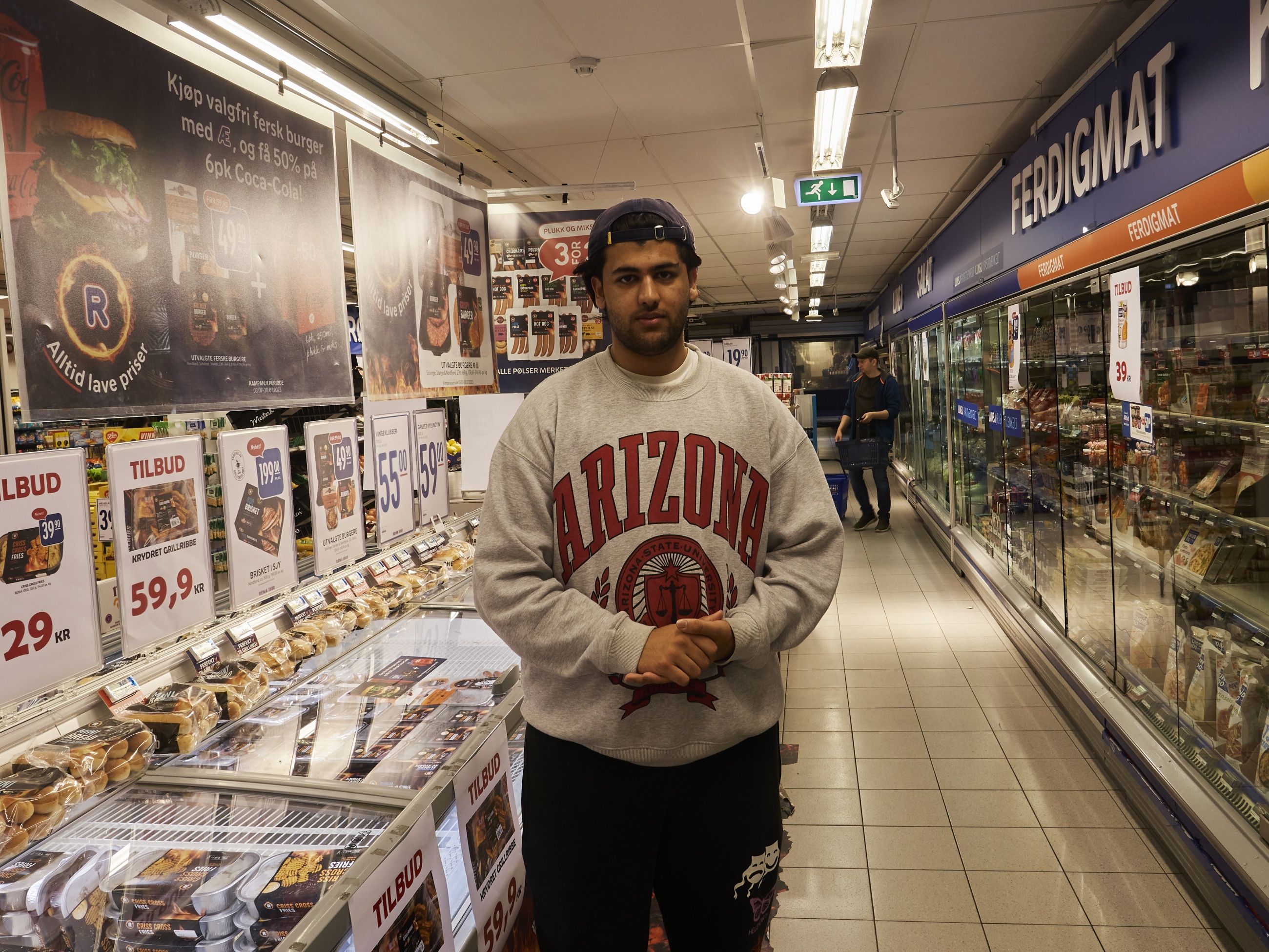 MELK OG BRØD: Student Kevin Singh Bhullar