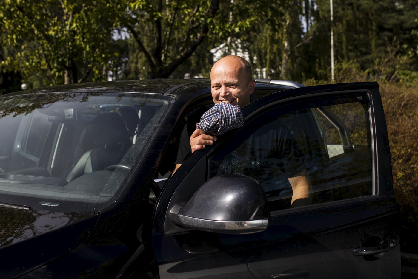 20190905 - Oslo, Norge 
 Trygve Slagsvold Vedum (Sp) på valgkampreise til Sarpsborg.