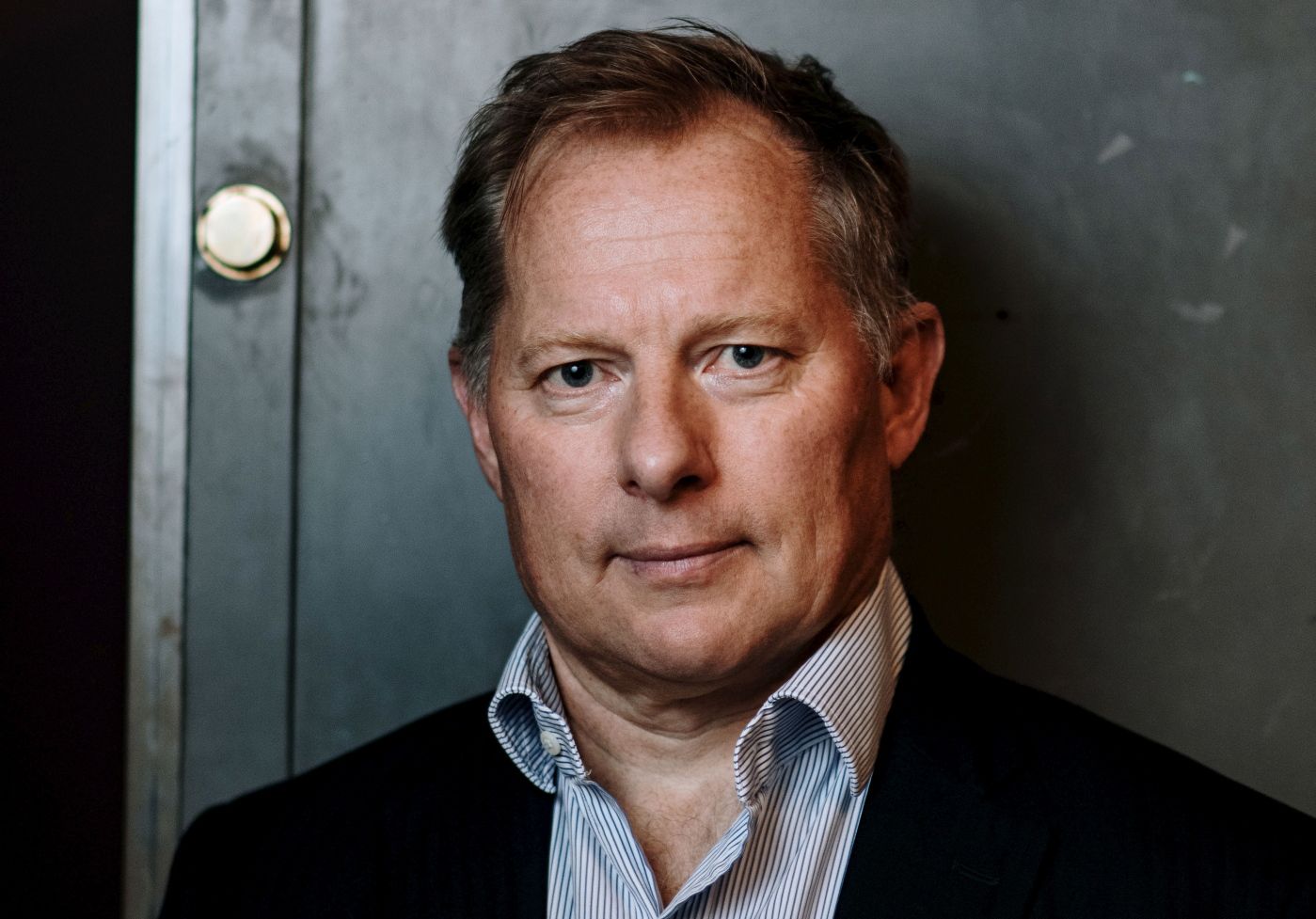 Svein Harald Øygard. Forfatter av boken "På finanskrisens slagmark" Han var sentralbanksjef på Island etter finanskrisen. Foto: Fartein Rudjord