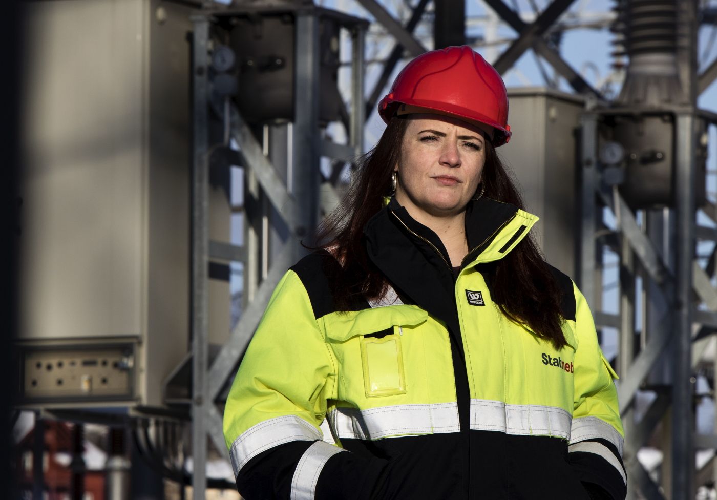 Portrett med Barbro Auestad, en sterkt talsperson mot Acer, tillitsvalgt i Industri og Energi. 
  
 Foto: Tom Henning Bratlie