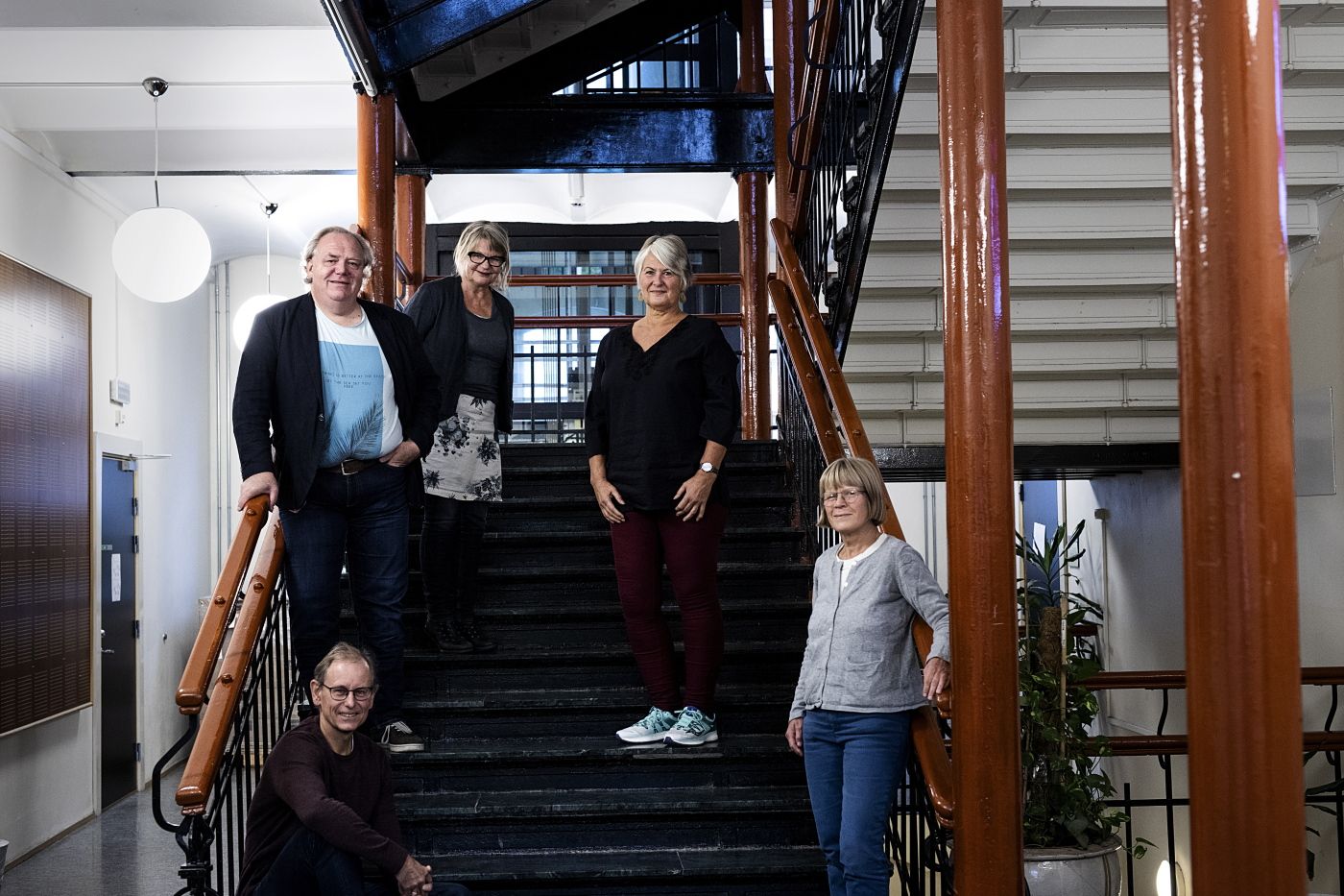 Oslo, Norge, 21.09.2018. Lærere på Foss Videregående sitter på lærerværelset og snakker om striden mellom Inga Marte Thorkildsen og Astrid Søgnen. Foto: Christopher Olssøn.