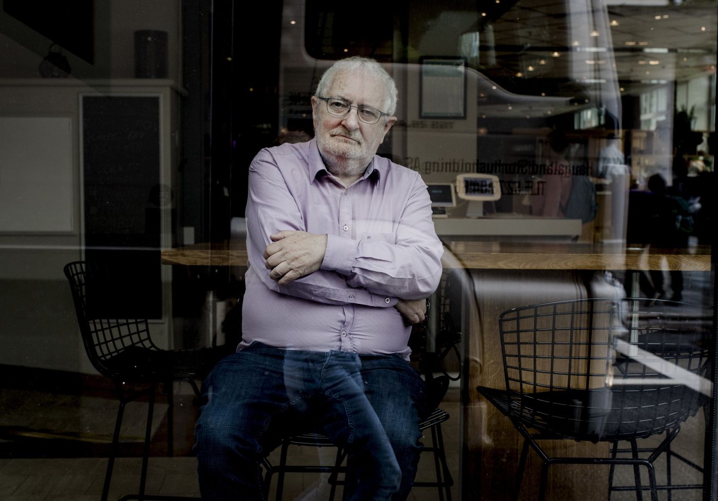 Terry Eagleton, britisk filiosof, marxist og litterturteoretiker. Bildet er tatt i Bergen i forbindese med forelesningen han holdt på UiB "The crisis of the Humanities".