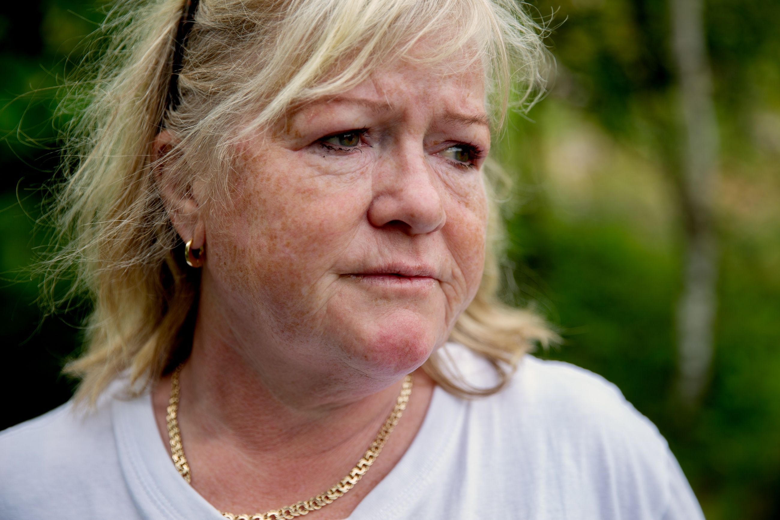 UROA FOR FRAMTIDA: Heimen til Bente Homsvik står i fare for å bli sprengt vekk, viss Lindesnes kommune satsar på havvind.