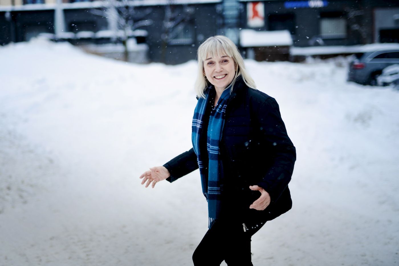 Psykolog og forfatter Eva Tryti oppdaget i voksen alder at hun var samisk. Her på Majorstuen i Oslo. Majoriteten av norges samiske befolkning bor i Oslo.