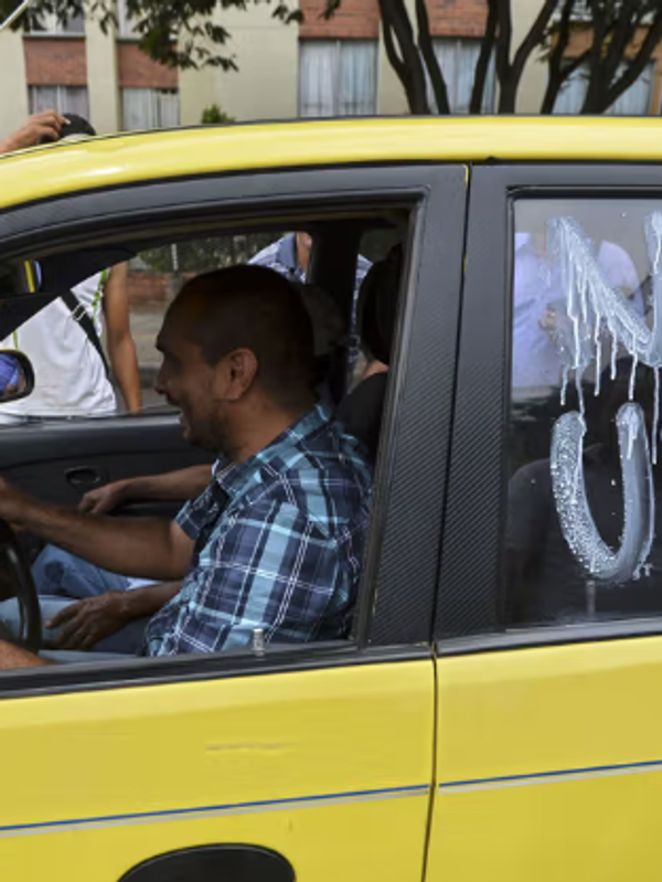 De er ikke bedre på taxi, bare bedre på å ta sjåførenes penger, skriver sykkelbud Espen Utne Landgraff