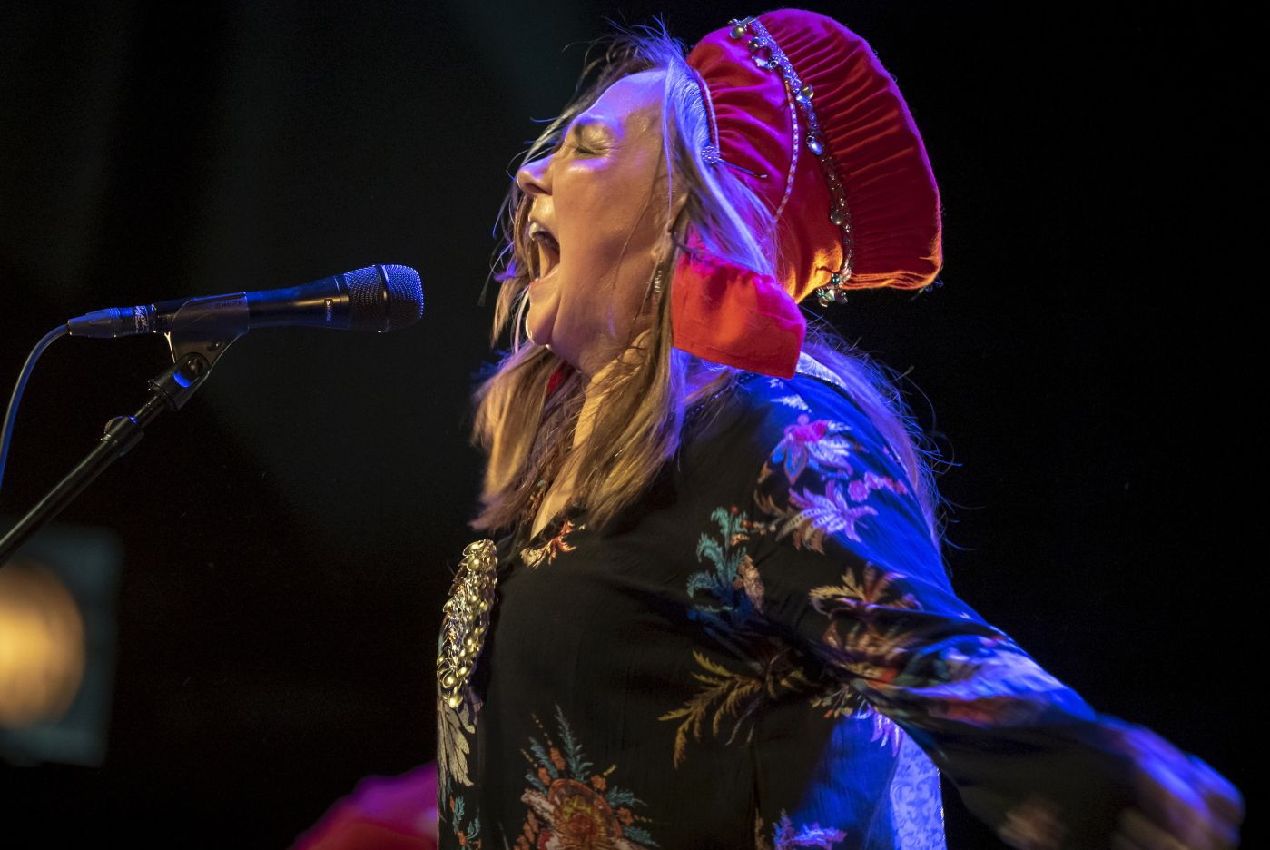 Oslo  20190206. 
 Mari Boine holder konsert på Rockefeller i Oslo på samenes nasjonaldag 6. februar. 
 Foto: Heiko Junge / NTB scanpix