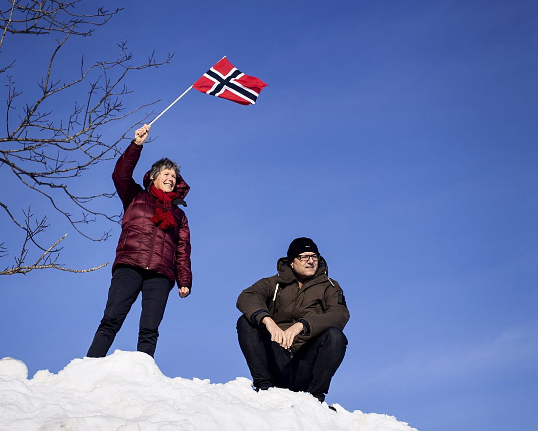 Oslo, Norge, 13.02.2019. Espen Ytreberg og Liv Arnesen til sak om den nye spillefilmen om Amundsen. Foto: Christopher Olssøn.