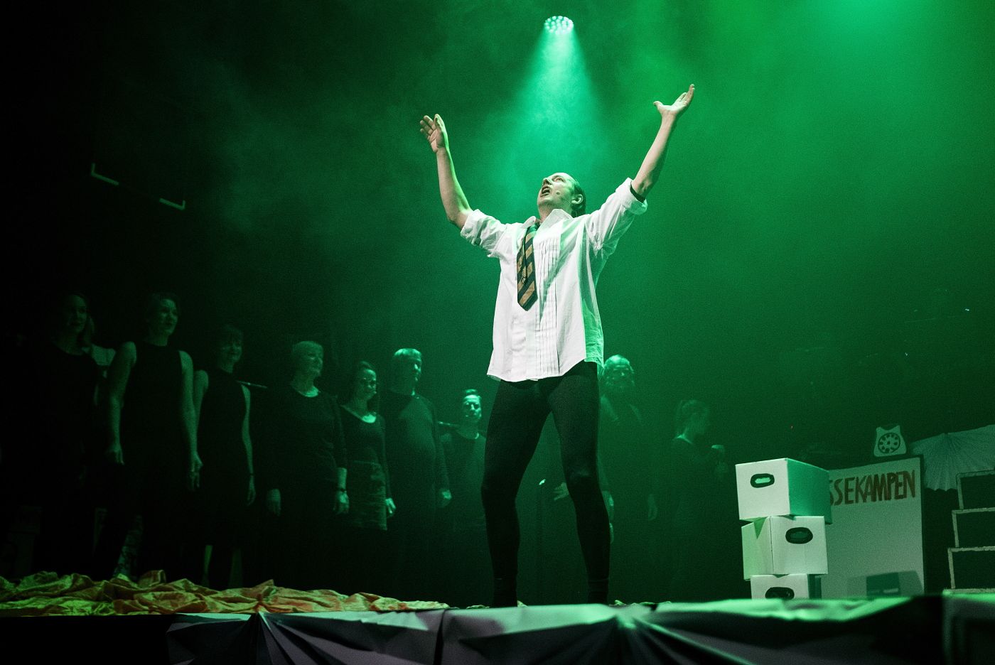 Oslo, Norge, 28.11.2019. Bilder fra Klassekampen musikalen på Rockefeller. Foto: Christopher Olssøn.