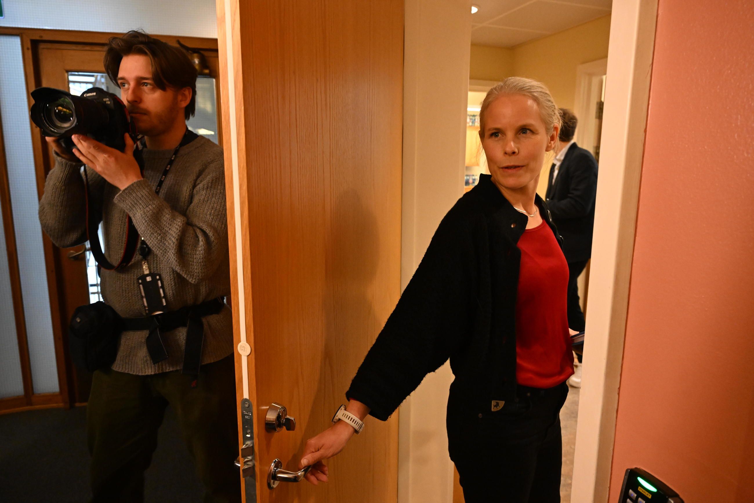 Døra på gløtt? SV-leiar Kirsti Bergstø.