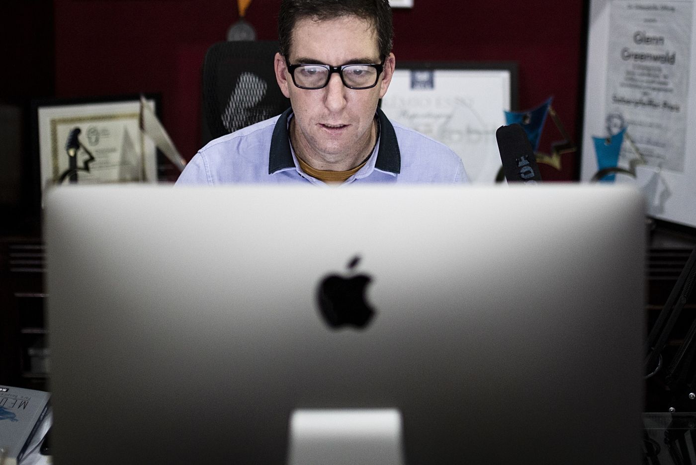 Rio De Janeiro, Brasil, 25.10.2019. Fotografier til intervju med Glenn Greenwald. Foto: Christopher Olssøn.