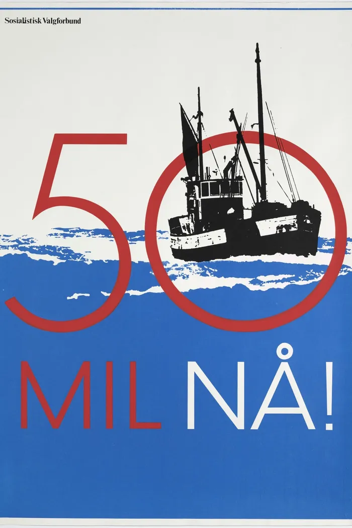 PLAKATBØLGE: På 1970-tallet formga Terje Roalkvam plakater for blant andre SV og Natur og Ungdom. Foto: Andreas Harvik, Nasjonalmuseet