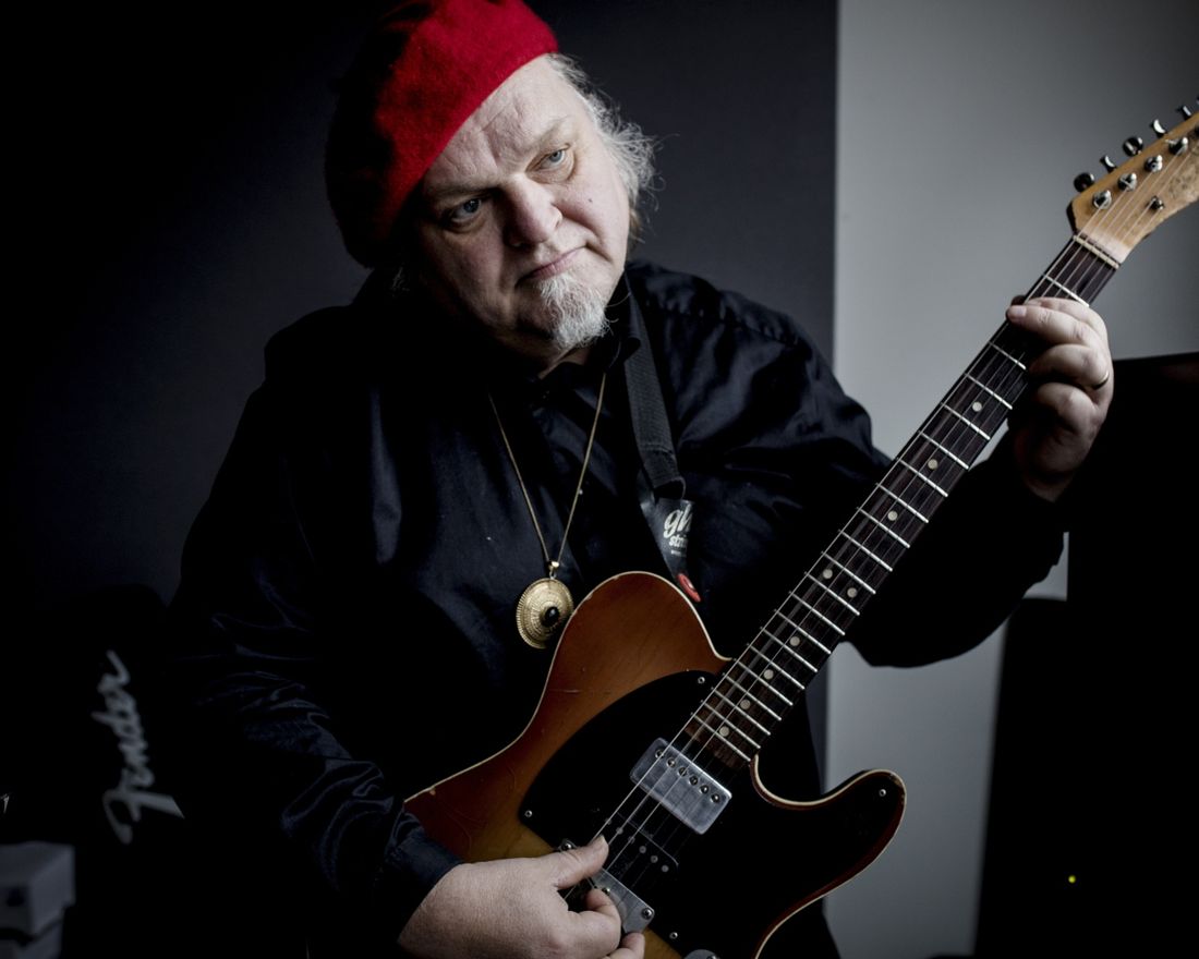 Knut Reiersrud,  gitarist og blueskjempe i anledning hans nye album