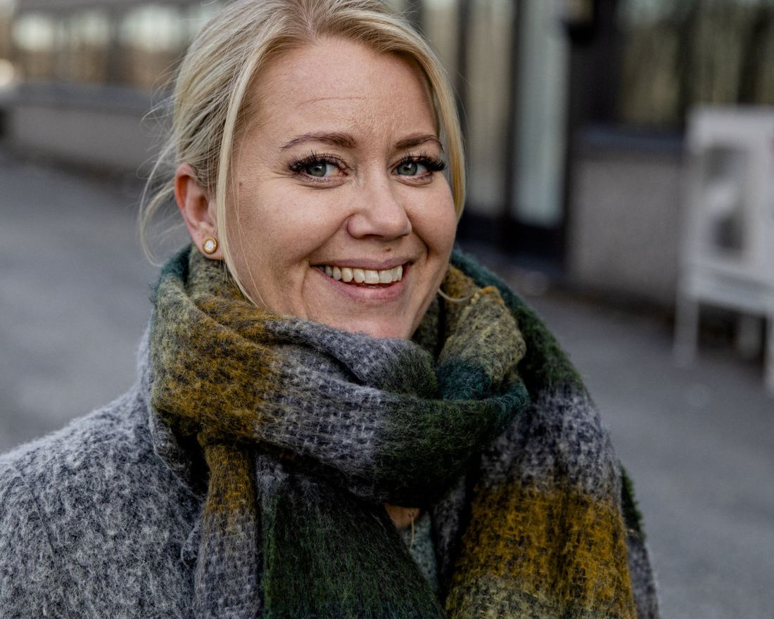 Marit Frette Opsahl, hovedtillitsvalgt for FO i Asker kommune, HR-avdeling. 
  
 Foto: Tom Henning Bratlie