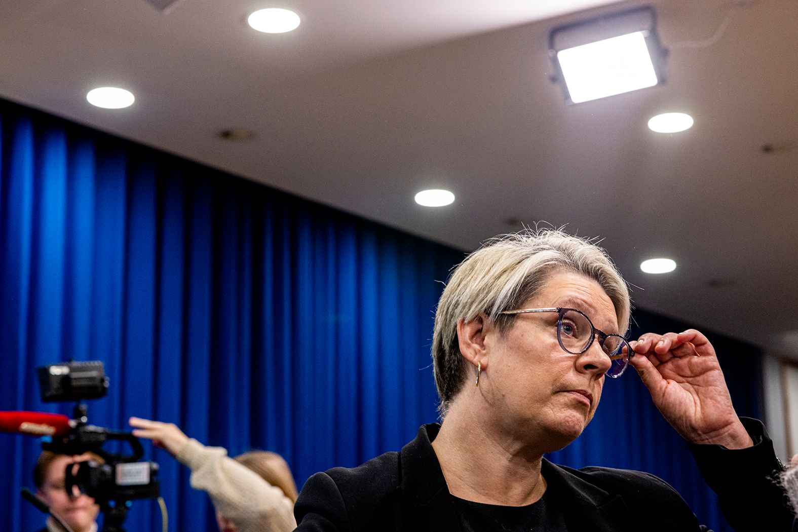 PRESSES: Arbeids- og inkluderingsminister Marte Mjøs Persen (Ap)