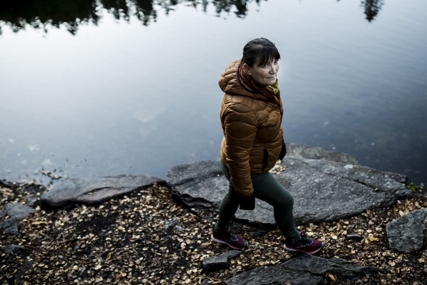 20191029 - Oslo, Norge. 
 Portrett med Anita Johansen, tidligere gruvearbeider, nå leder i Arbeidsmandsforbundet.