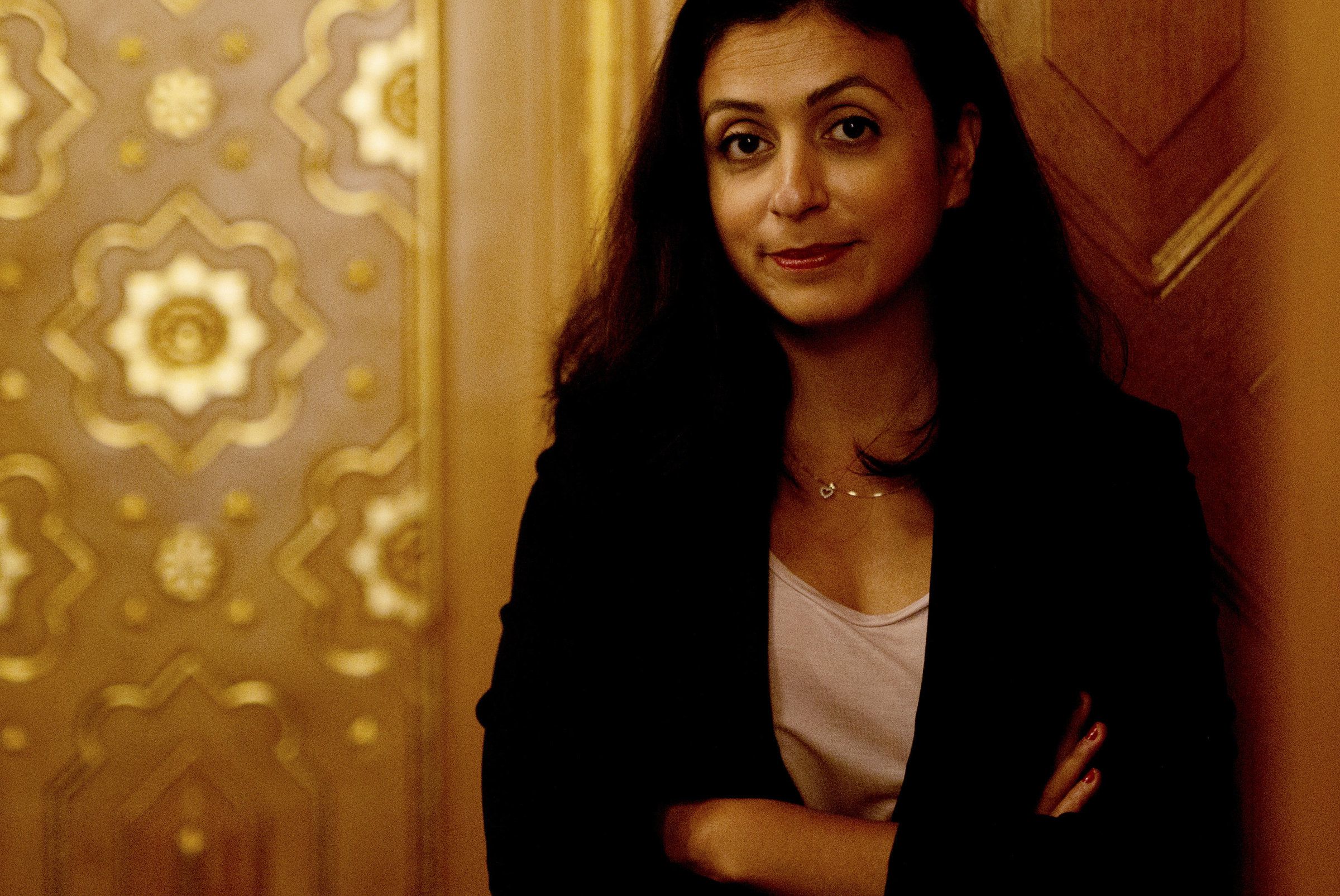 Hadia Tajik (Ap) varsler at de med stor sannsynlighet vil velte om på Høyres skatteutvalg dersom de vinner valget. Her er hun fotografert på Stortinget. Foto: Hanne Marie Lenth Solbø