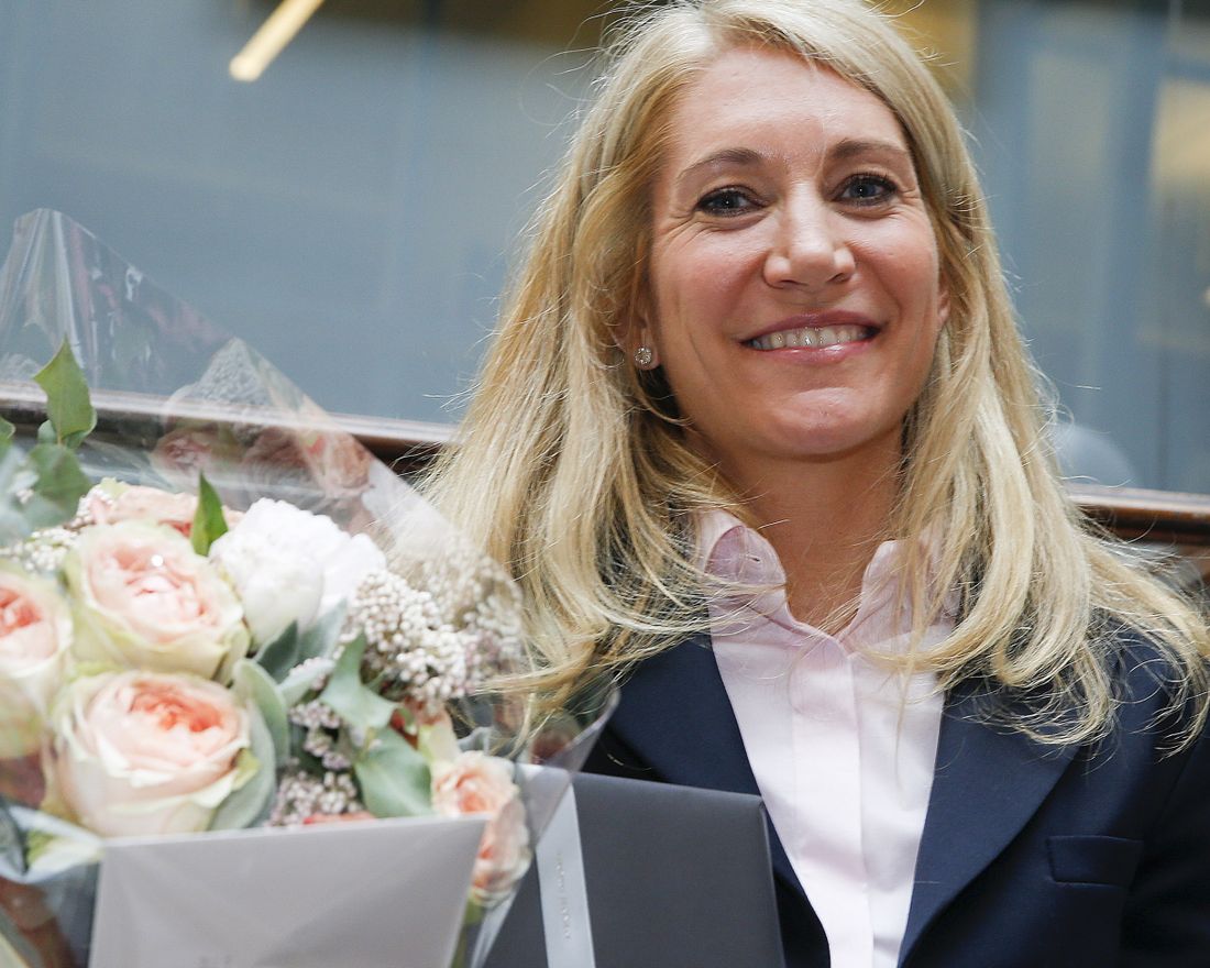 Oslo  20160519. 
 Bladet Kapital kårer årets mektigste kvinner. Julie M. Brodtkorb er norges 6 mest mektigste kvinne. 
 Foto: Terje Pedersen / NTB scanpix