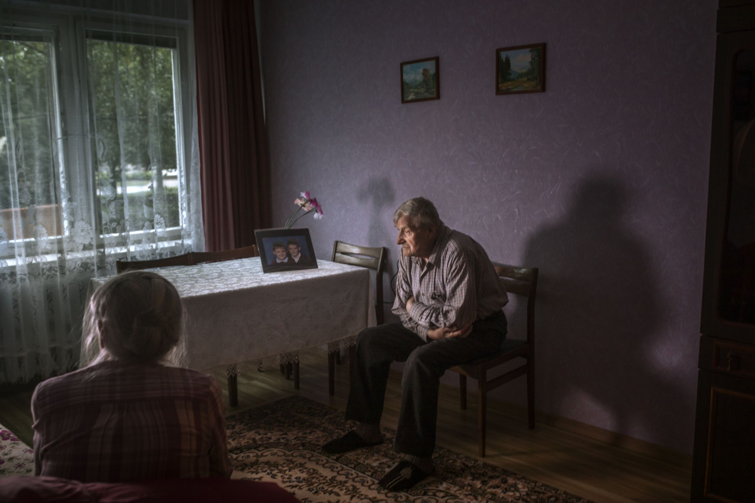 HJEM: I 2018 flyttet Aleksandra familien hjem til Litauen og hennes besteforeldre Teresa og Dionisij Alekhnovitsj. De er nå begge døde.