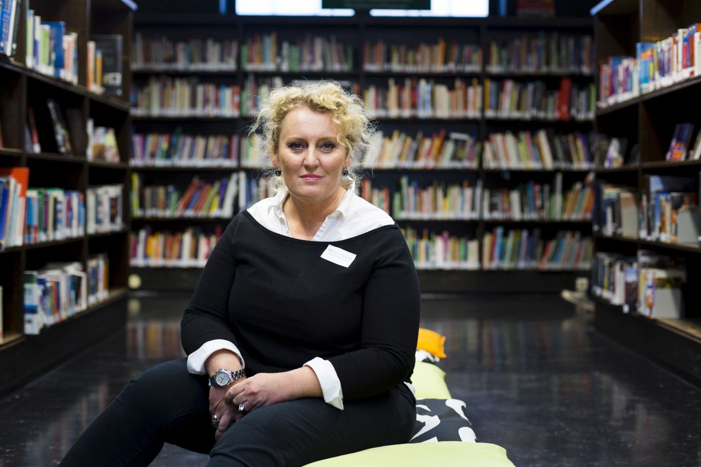 Mariann Schjeide, lederen i Norsk bibliotekforening. 
  
 Foto: Tom Henning Bratlie/Klassekampen
