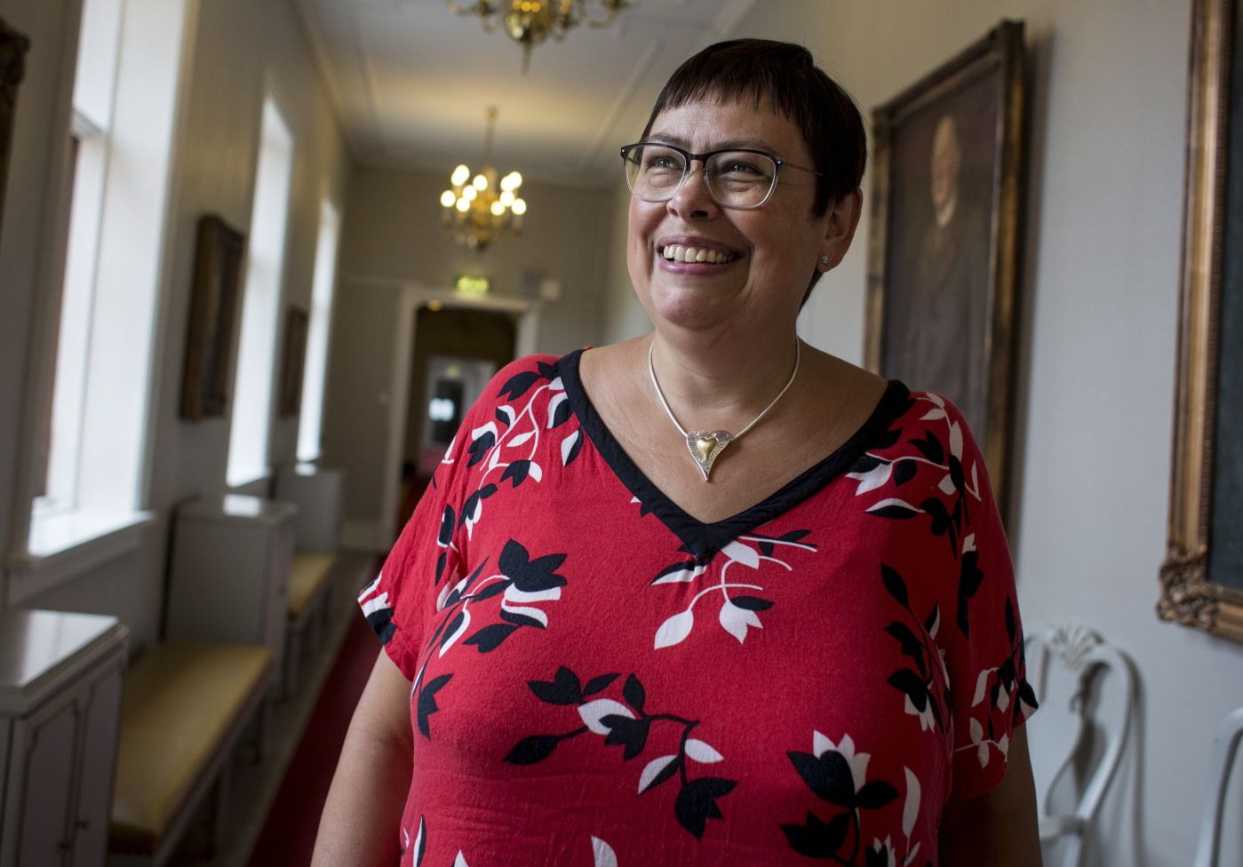 Ordfører Rita Ottervik (Ap) vil ikke svare, ennå, på om hun skal la seg nominere for en femte periode. Her er hun fotografert på Rådhuset i Trondheim.